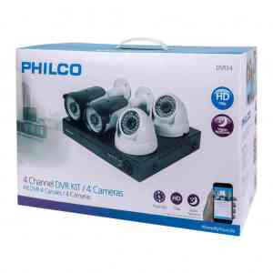 Kit DVR14 Cámaras PHILCO