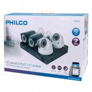 Kit DVR18 Cámaras PHILCO