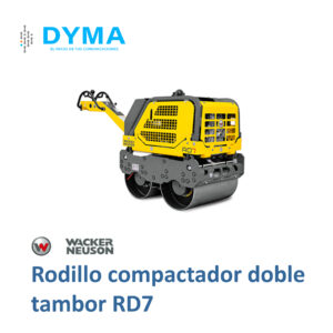 Rodillo Compactador Doble Tambor RD7