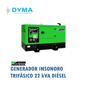 GENERADOR INSONORO TRIFÁSICO 22 kVA DIÉSEL